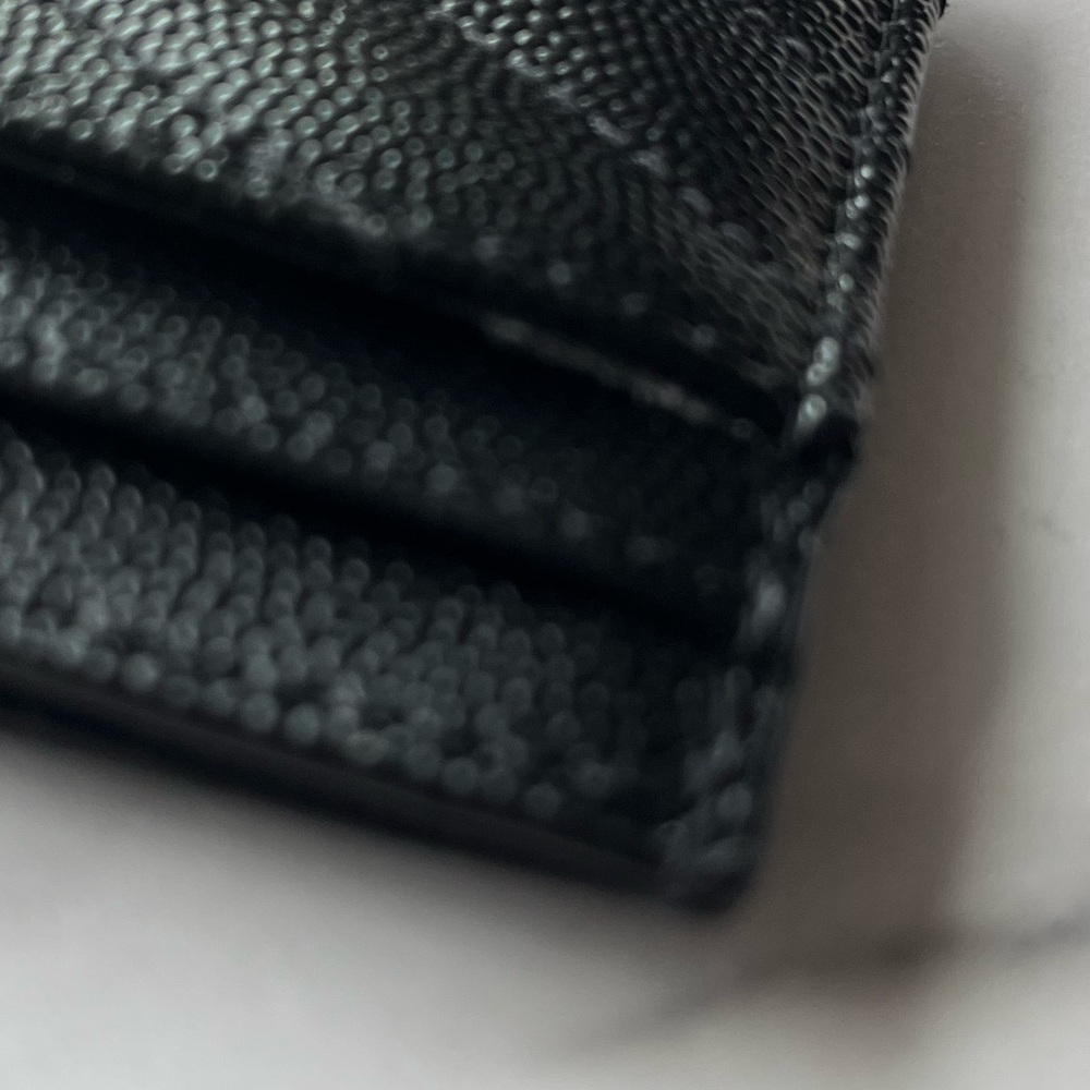 Saint Laurent Quilted Black Card Holder - Picture 12 of 13